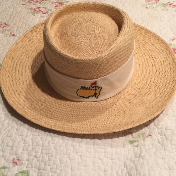 Vintage Straw Hat Masters Augusta 
